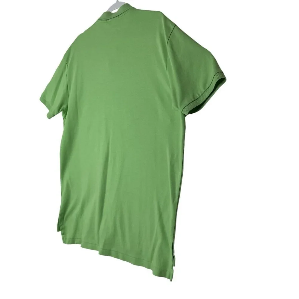 Ralph Lauren Polo Shirt Mens Large Green Embroidered Pony Preppy‎ Corpcore